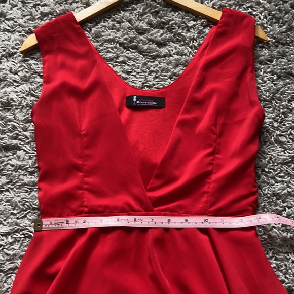 Red Skater Skirt dress - Picture 4 of 5